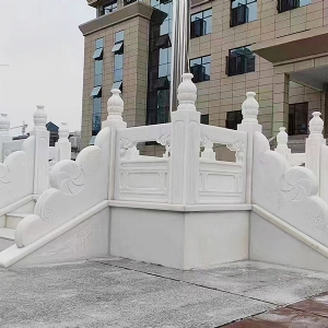 漢白玉升旗臺(tái)欄桿